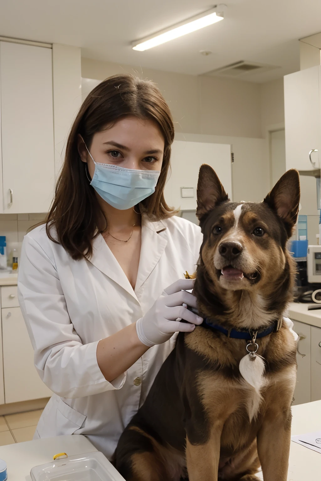I want a veterinary clinic with its divisions in the area of consultation, surgery and its preparation with its laboratory