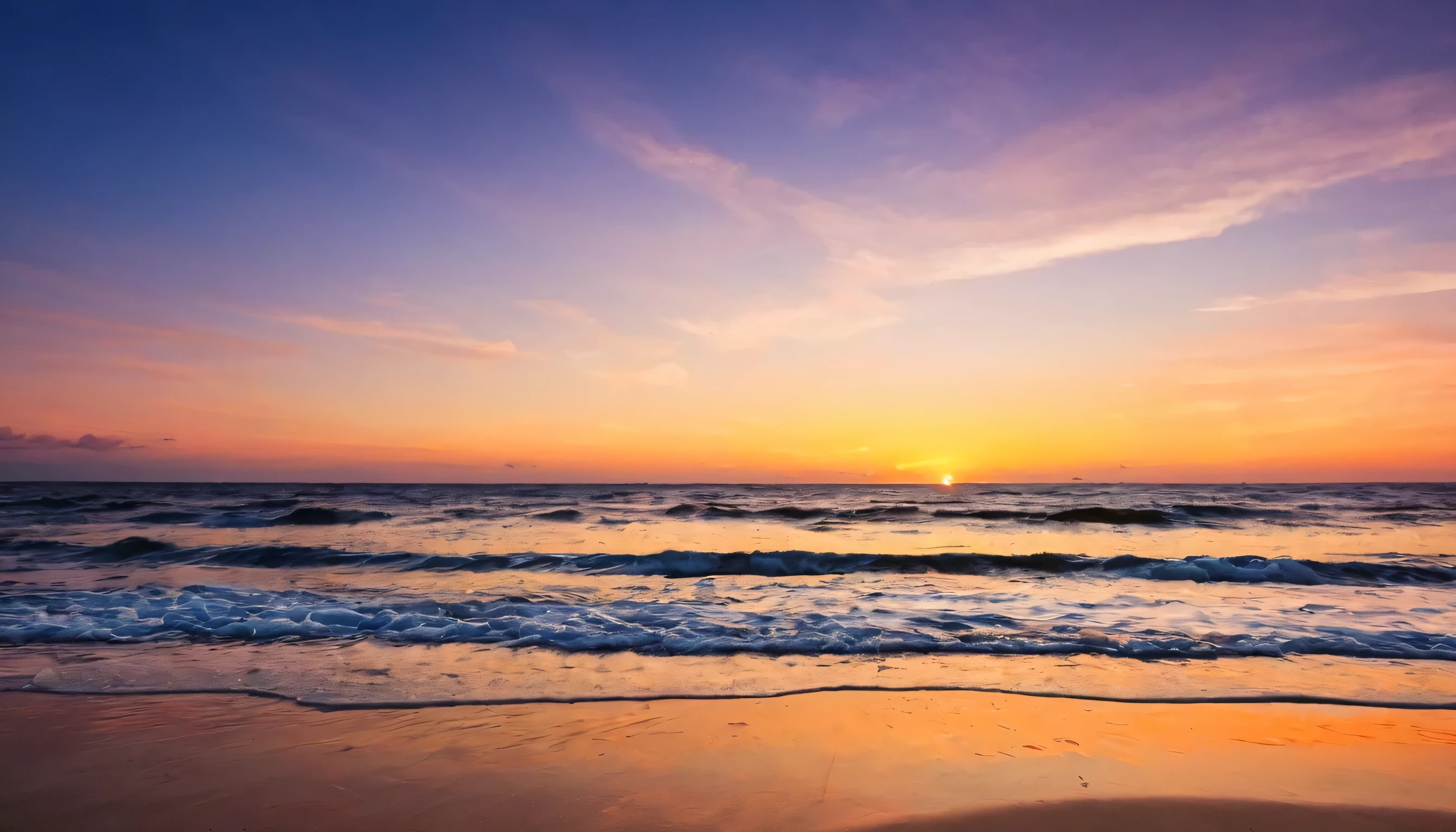 sunset background by the beach