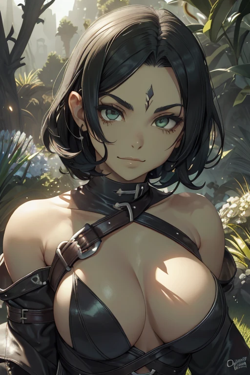 NSFW, pornographique, (mejor calidad), (obra maestra), 1 chica, Savage barbarian warrior, ((elfa semi-noire semi-orca)), Chica orca sexy, mamada en primera persona, preciosa mamada, chupando enorme pene majestuoso, mirando al espectador, (piel oscura ligeramente verde), (cabello blanco plateado), corte de pelo de cola de caballo, (ojos verdes), sonrisa avergonzada, ((pecho enorme)), (carrozado), pechos grandes, Barbarian costume, (fantasy garden:1.3), Noche, pose sexy, (luna llena afuera:0.35), (dramatic lighting:1.2), orc girl, piel verde, orc, girl orc,