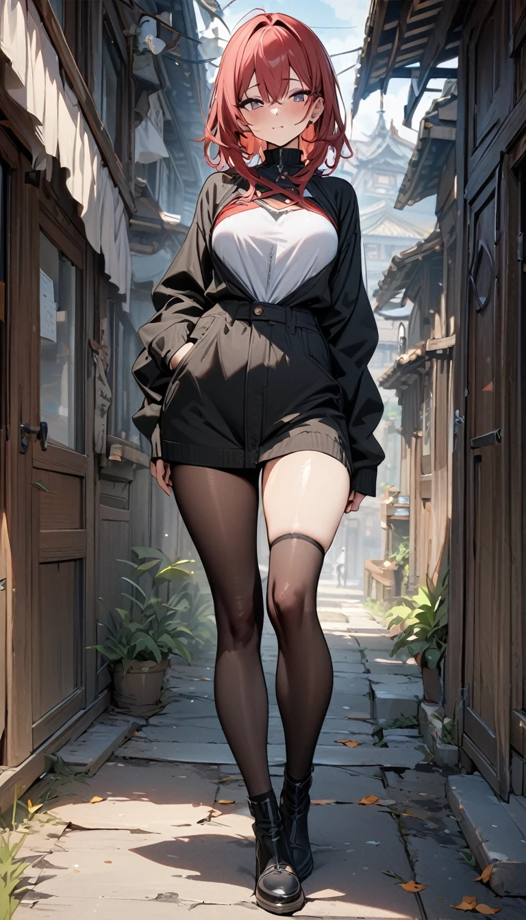 1girl, solo, (((full body))), masterpiece, (high detail:1 1), Rough face, Natural skin, high quality, NSFW, Hinata Hyunga，(French braid hair), (((very long hair))), long detailed hair, white eyes，(arm behind head:1.5)，( smile:1.2），Face blush，Sexy figure, perfect bodies, beautiful eyes, (Detailed face and eyes), (face: 1 2), voices, Extra, real photo, ... ... ........... PSD, sharp focus, contrast lighting, Delicate skin, High definition 8K, incredible details, realistic, professional photo shooting, 8K UHD, SLR camera, soft lighting , high high quality, film grain, Fujifilm XT3, magic, particle FX, (((tight body suit, tight black pants))), in the forest, dark forest, horror forest, cherry blossom petals, looking at viewer, (((Show cameltoe))), (((black boots))), (snow), (gloves), (((standing full body)))
