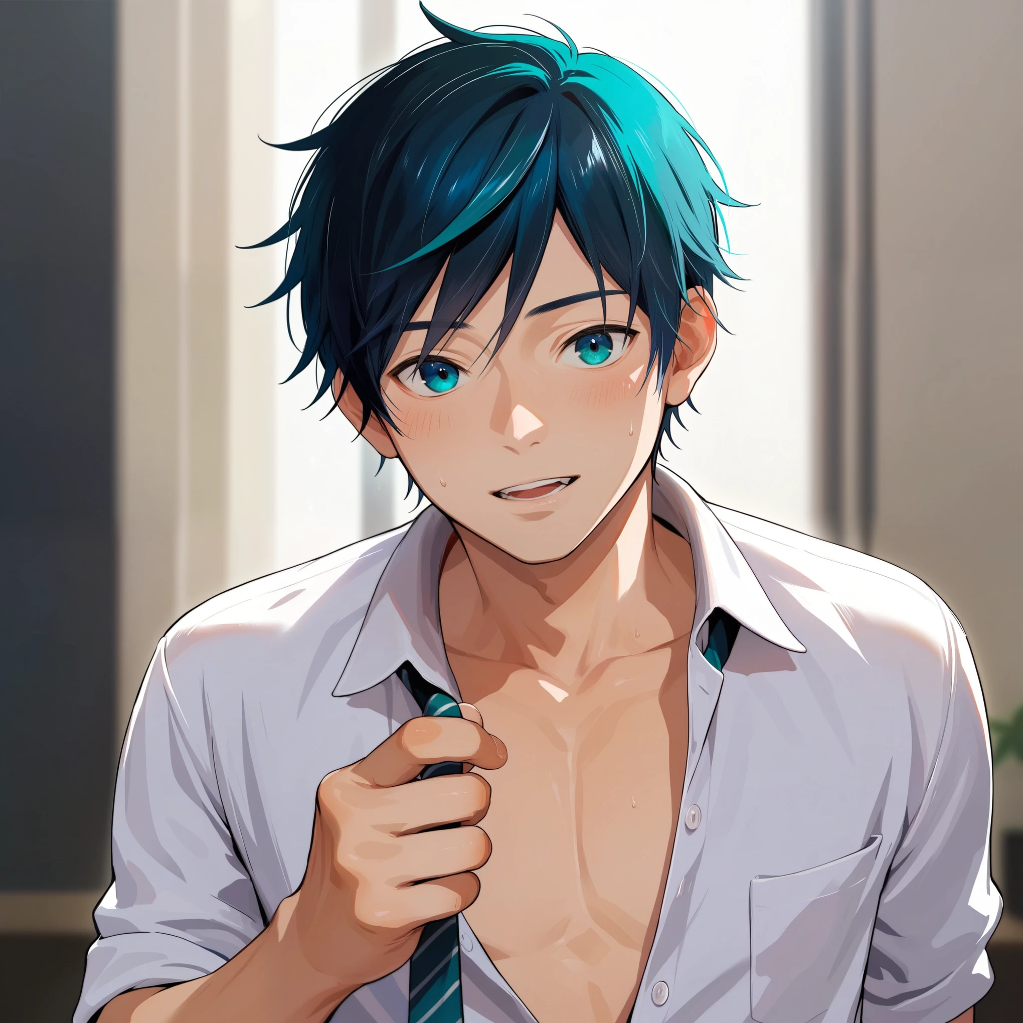 score_9, score_8_up, source_anime, , solo, ikuchan, 1boy, twink, nude, venti, upper body, front view, professional photography, professional photoshoot, cinematic