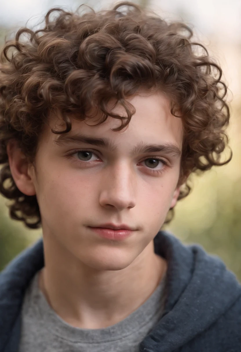 analog film photo, modern day photo of a young student, 14 years-old, male, brown-black hair, long curly hair, brown eyes, caucasian, round face, oval-shaped jawline, bulbous nose, full lips, thick eyebrows, soft features, stocky broad frame, chubby, fat, resembles Gaten Matarazzo, (relaxed school uniform:1.1), silhouette, backlit, split lighting, half face in shadow, RAW Photograph, dslr, hard lighting, hard shadows, high quality, film grain, Fujifilm XT3, detailed skin with visible pores, insane details, masterpiece, 8k, 35mm photograph, dslr, kodachrome, faded film, desaturated, 35mm photo, grainy, vintage, Kodachrome, Lomography, stained, highly detailed, found footage, yearbook portrait, contemporary, 2024