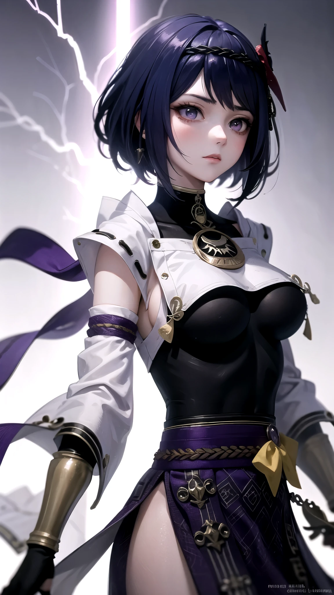 (High Detail:1.2) Anime Girl, (Cinematic Lighting, Delicate Colors), (Purple Lightning:1.2), Lighting Calm, Wind, Fog. Turquoise, delta tones.
