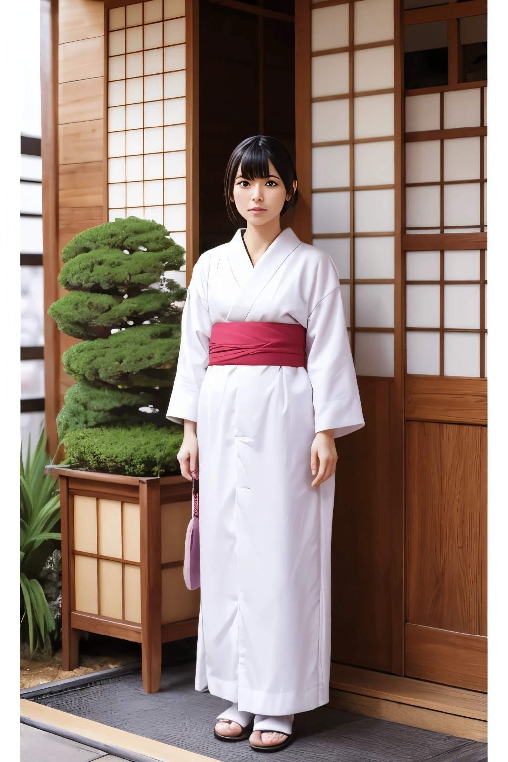 Japanese women、whole body、Kurokami Long