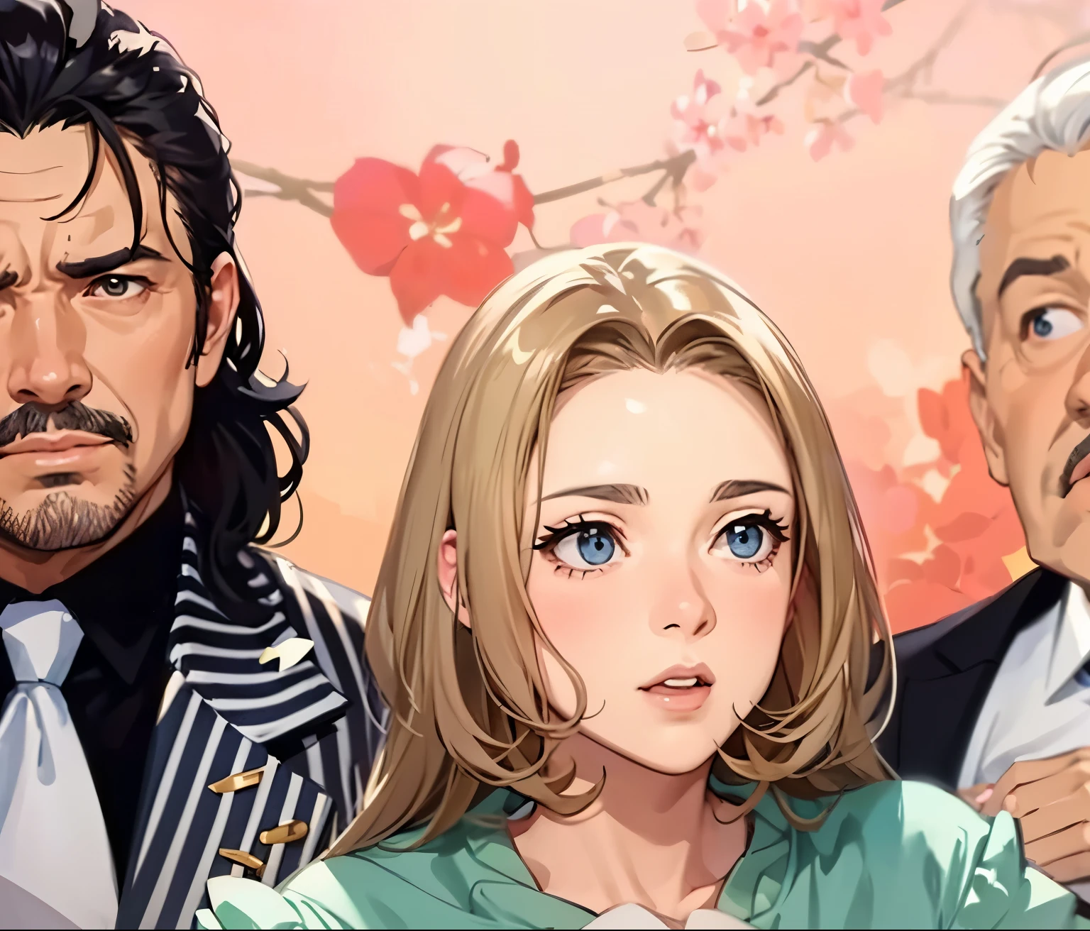 Novela Pedro el escamoso, Anime Version, mucho detalle, rostros definidos.