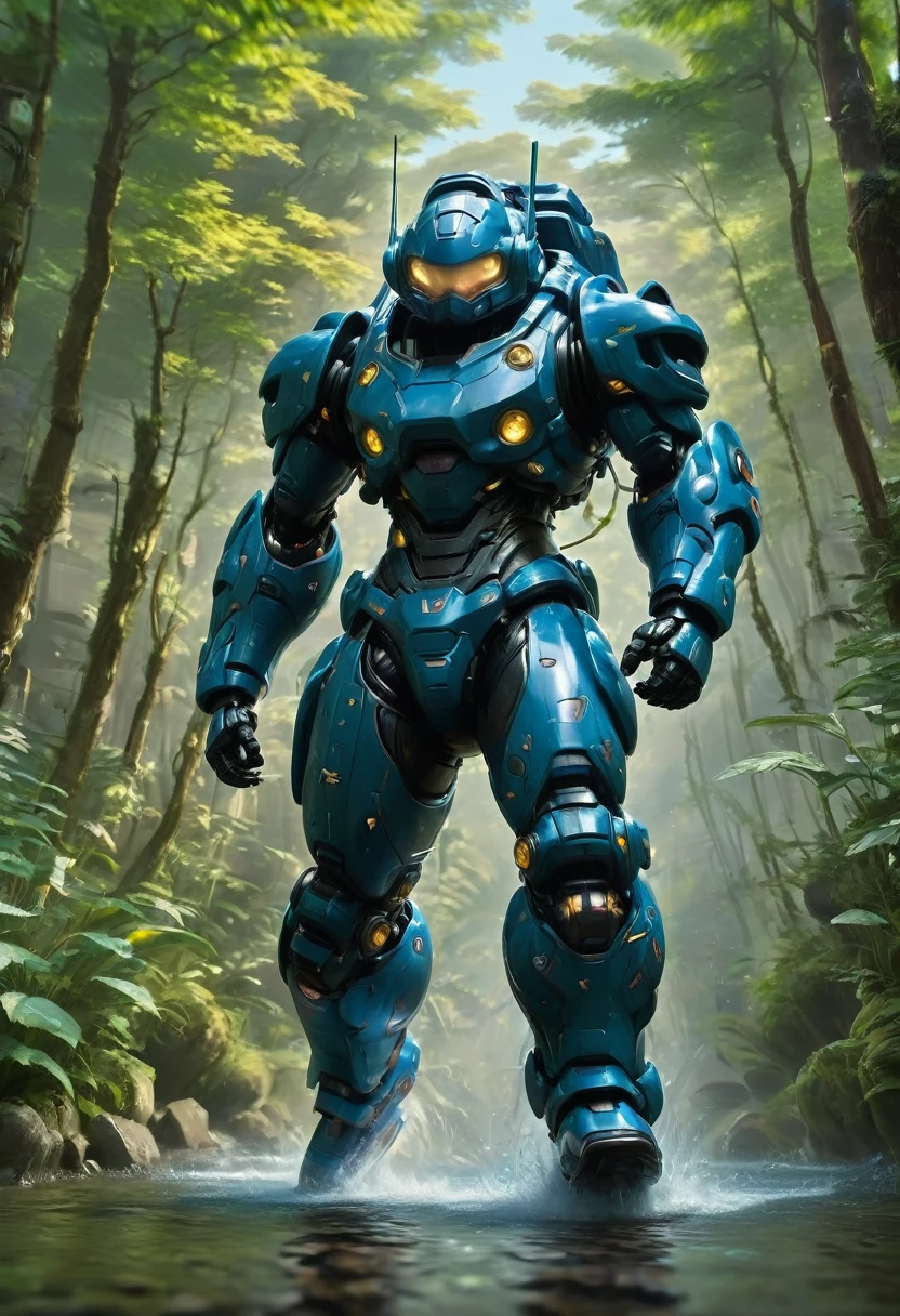 Tight Combat Suit, run, Motion Blur, by Studio Ghibli, best quality, masterpiece, very aesthetic, perfect composition, intricate details, ultra-detailed