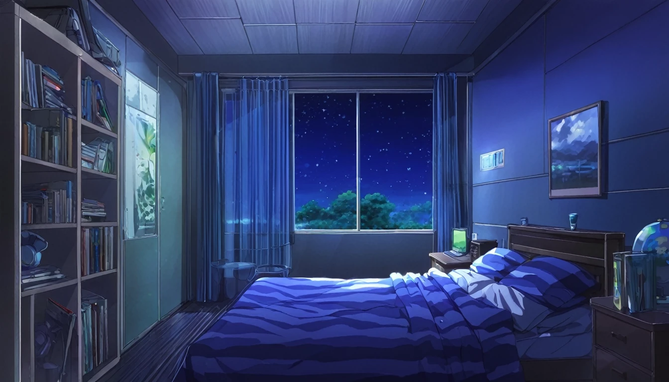 Boy in a room anime