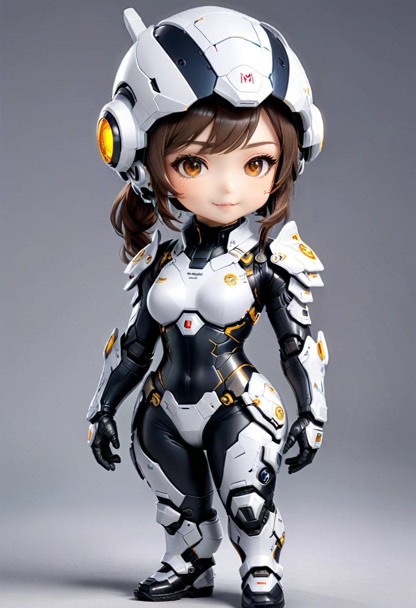 Tight Combat Suit, cute, chibi, (masterpiece, best quality, Professional, perfect composition, very aesthetic, absurdres, ultra-detailed, intricate details:1.3)