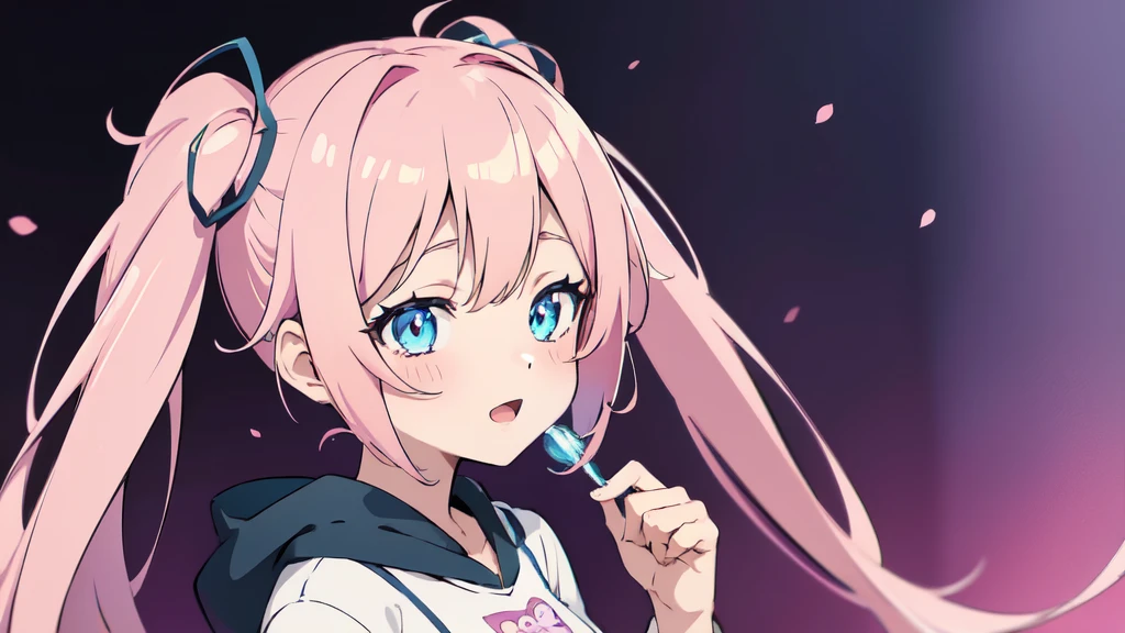 anime girl with pink hair and blue eyes, cupping the purple crystal, (1 girl) anime moe artstyle, pink twintail hair and cyan eyes, 2d anime style, shirabii, crystal booster discord, cute anime face, twintails, anime vibes, soft anime illustration, an anime girl, in an anime style, anime visual of a cute girl, anime visual of a cute girl, smooth anime cg art, cute anime girl, young anime girl, an anime girl, female anime character, (anime girl), pretty anime girl, anime character art, anime character, big breast, full breast, large bossom, sexy girl, anime girl, portrait anime girl, anime moe artstyle, sayori, anime best girl (BEAUTIFUL SMILE), dark background