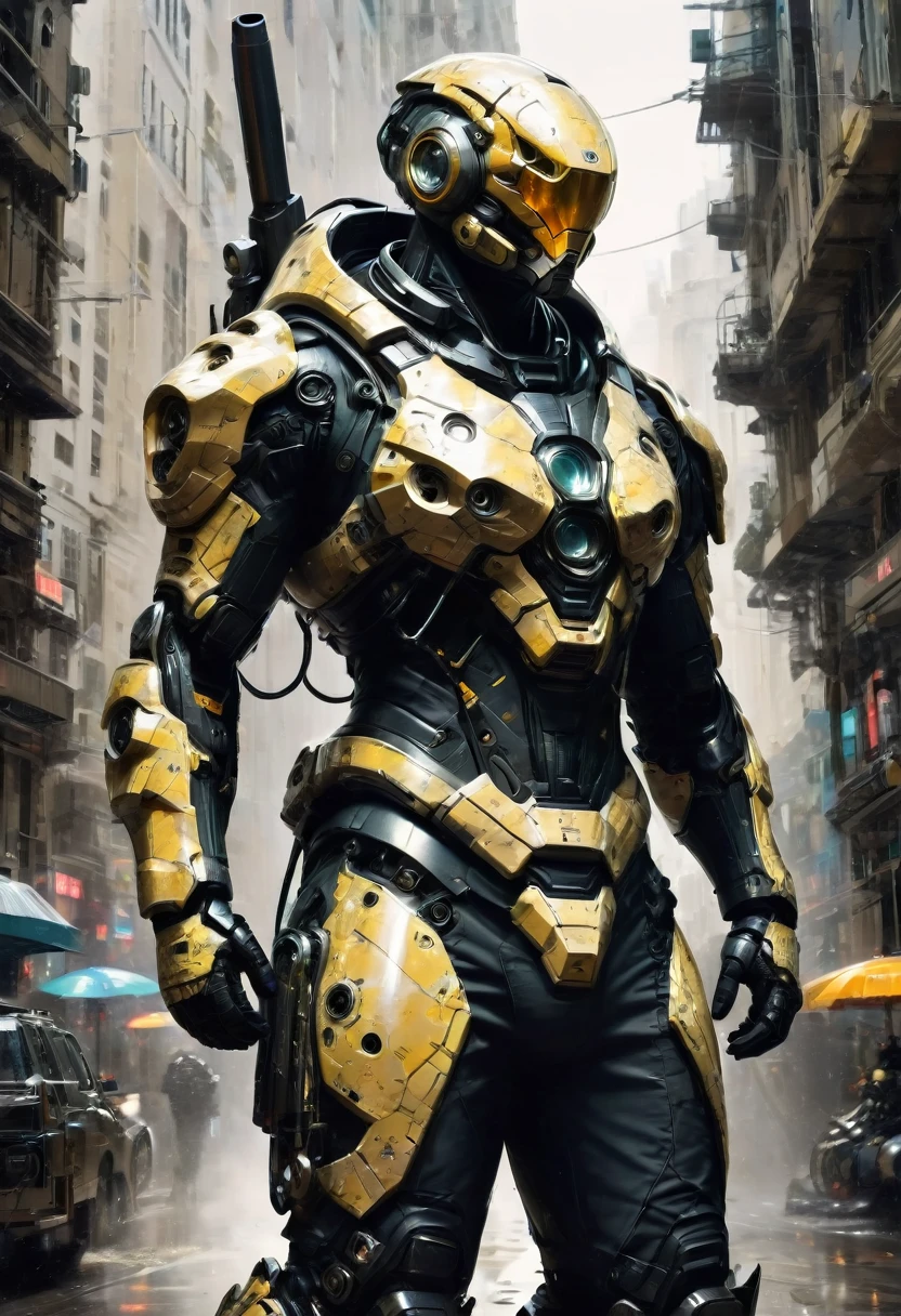 Tight Combat Suit, weapon, by David Aja, best quality, masterpiece, very aesthetic, perfect composition, intricate details, ultra-detailed