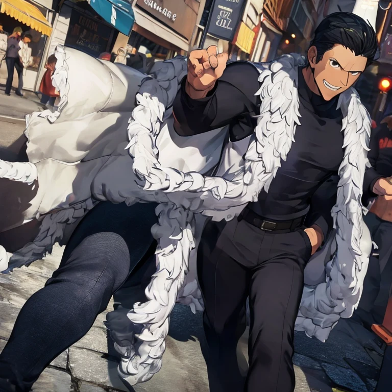 (masterpiece, highest quality: 1.2), 8K highest image quality, highest quality, detailed, Surreal, realistic and detailed background, 1 man in his 30s, expensive, alone,