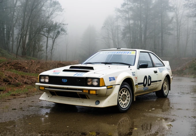 Group B 1983 Toyota Celiac , Foggy Morning、Mountain stream、