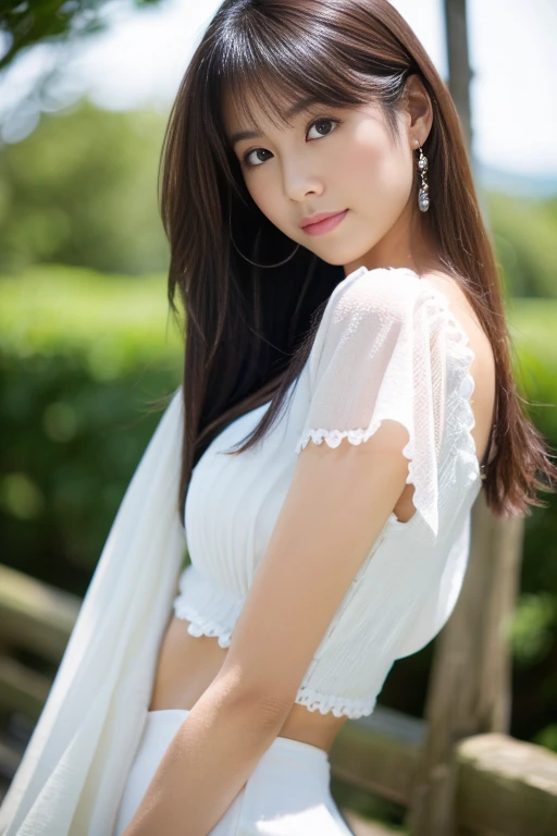 (masterpiece,highest quality,超A high resolution),Japanese women,Beauty、surely、Incredibly beautiful woman、Perfect appearance、No sleeve