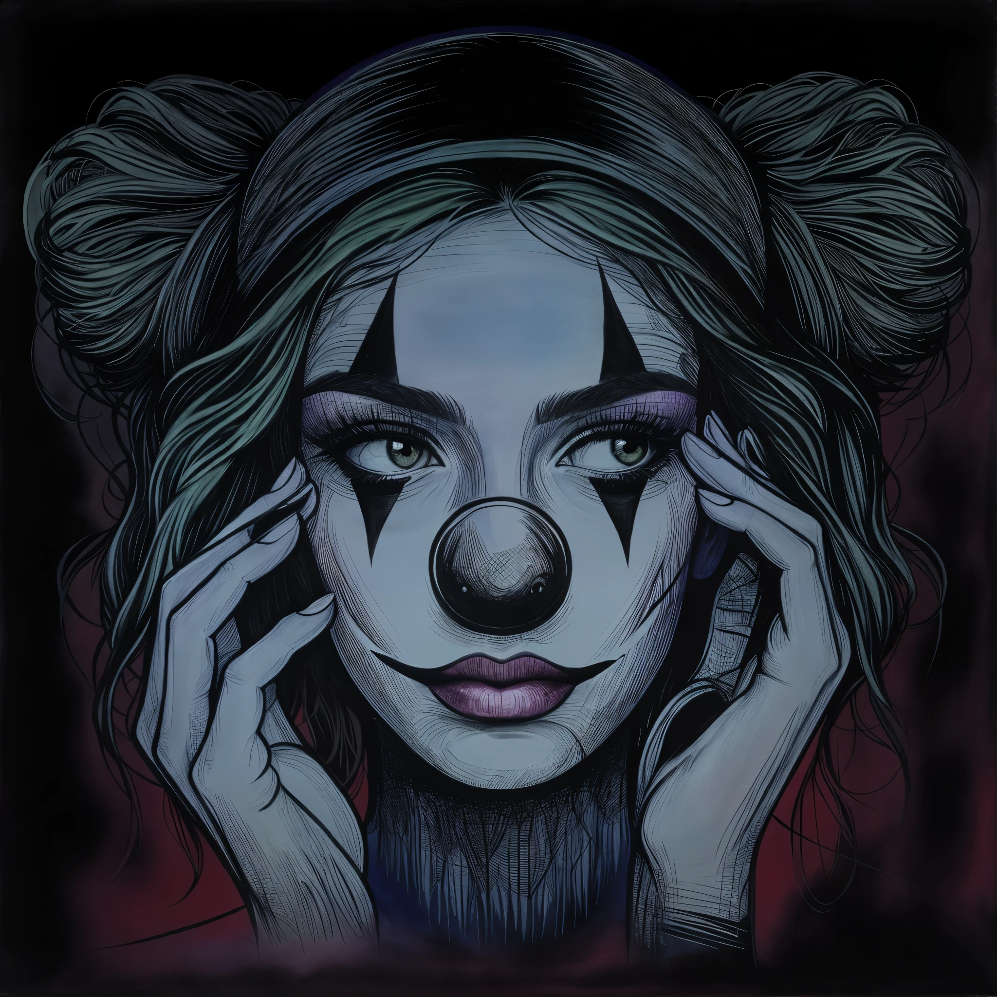 foto realista de SavannahRaeDemers, respingo de tinta, Colorida, aquarela
