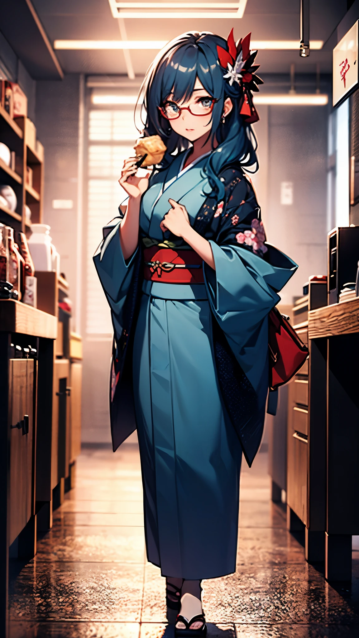 dark skin, half naked, kimono, toned, complex 3d render ultra detailed of a beautiful porcelain profile, 8k, best quality, masterpiece, micro top