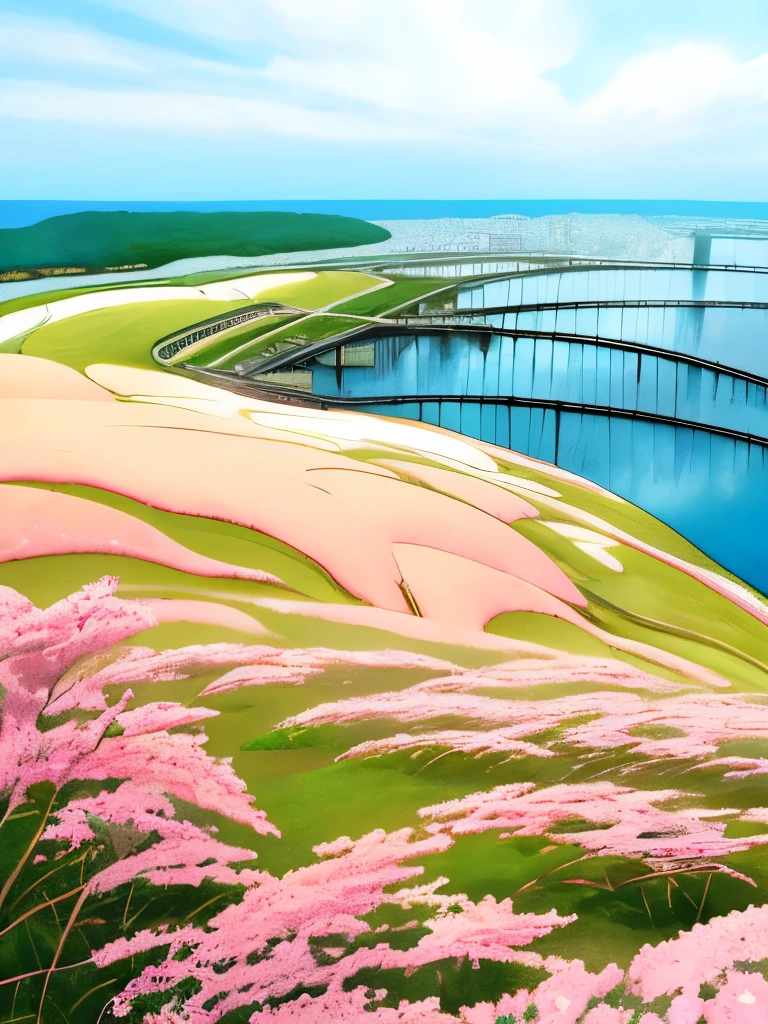 Beautiful hitachi seaside park landscape