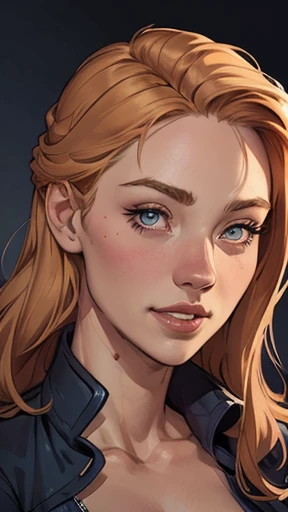 Thrud, beautiful, (laughing)) portrait, (8k, RAW photo, best quality, masterpiece:1.2),ultra-detailed, (high detailed skin:1.2), 8k uhd, dslr, soft lighting, high quality, <lora:Thrud_GoWR_v1:0.85>