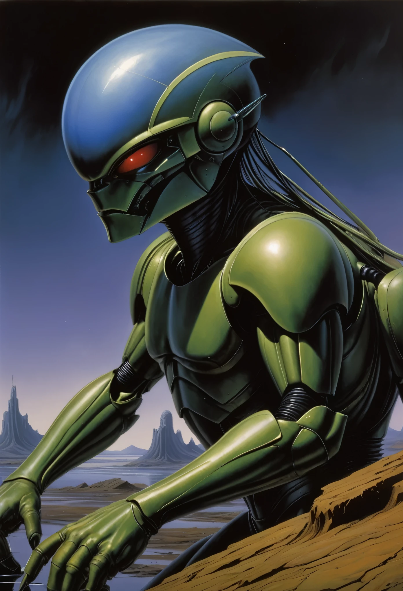 por Jim Burns, melhor qualidade, Obra de arte, 8K