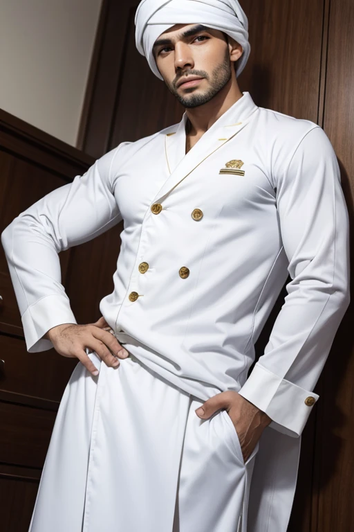 homem de manto branco