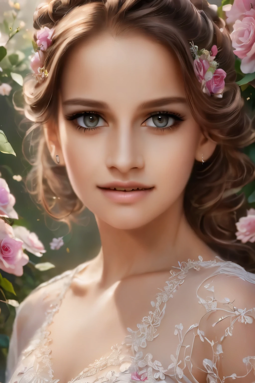 (best quality,4k,8k,highres,masterpiece:1.2),ultra-detailed,(realistic,photorealistic,photo-realistic:1.37),beautiful detailed eyes,beautiful detailed lips,extremely detailed eyes and face,longeyelashes,1girl,illustration,floral background,vivid colors,soft lighting, anime style draw