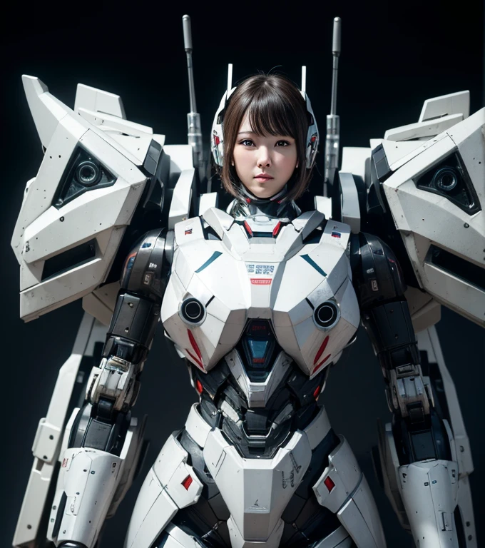 Super detailed, advanced details, high quality, High resolution, 1080p, hard disk, beautiful,(war machine),Armor War,(Rocket Missile)Capture the big picture,beautiful,Mecha cyborg girl,battle mode,Mecha body girl,She is wearing a futuristic war machine weapon mecha