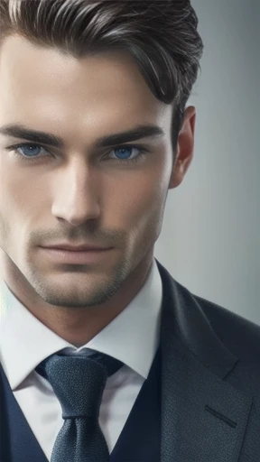 Perfect a german men, focus on the face.