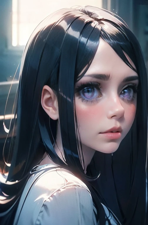 a beautiful woman, close-up portrait, detailed face, beautiful eyes, long eyelashes, detailed lips, detailed facial features, 1 girl, adult, sexy, Perfect body fittness, hyper detailed, ultra high definition, 8k, 2d render, dramatic lighting, cinematic, vibrant colors, moody, gritty