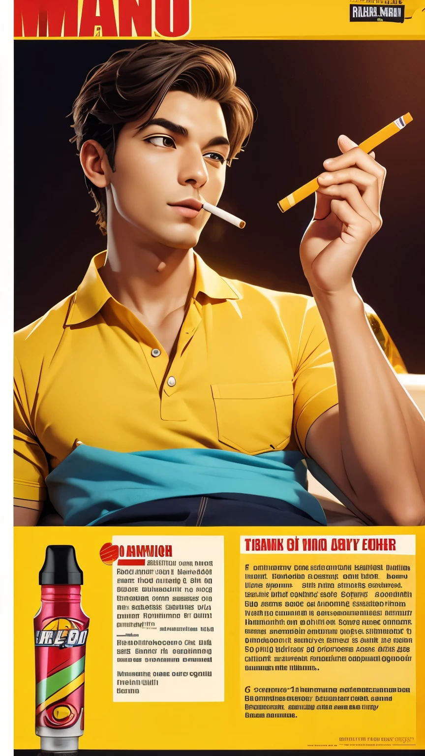 advertisement pamphlet for quality mango flavored tobacco