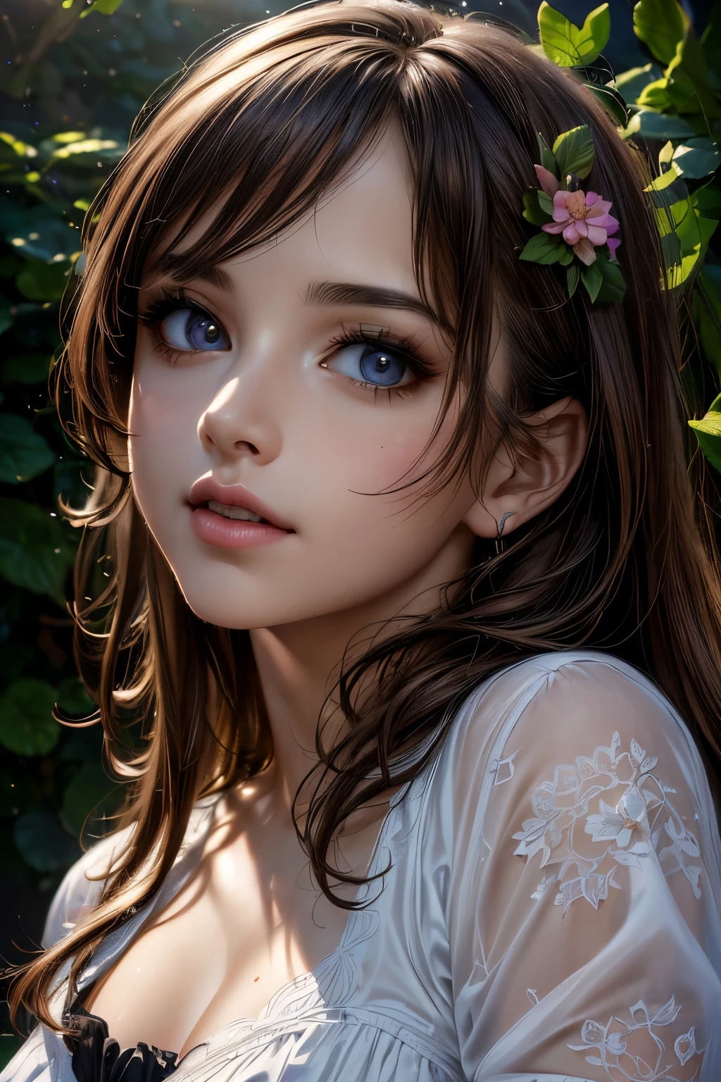 (best quality,4k,8k,highres,masterpiece:1.2),ultra-detailed,(realistic,photorealistic,photo-realistic:1.37),beautiful detailed eyes,beautiful detailed lips,extremely detailed eyes and face,longeyelashes,1girl,illustration,floral background,vivid colors,soft lighting, anime style draw