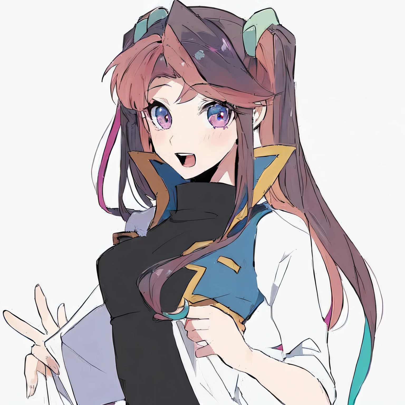 chica anime with long hair and a black top holding a book, anime art style moe, anime waifu, marin kitagawa fan art, personaje animado, correr, an chica anime, anime art style, Al estilo anime, high quality anime art style, chica anime, lindo anime waifu con un bonito vestido, female personaje animado, personaje de estilo anime, estilo de arte animado, yugioh
