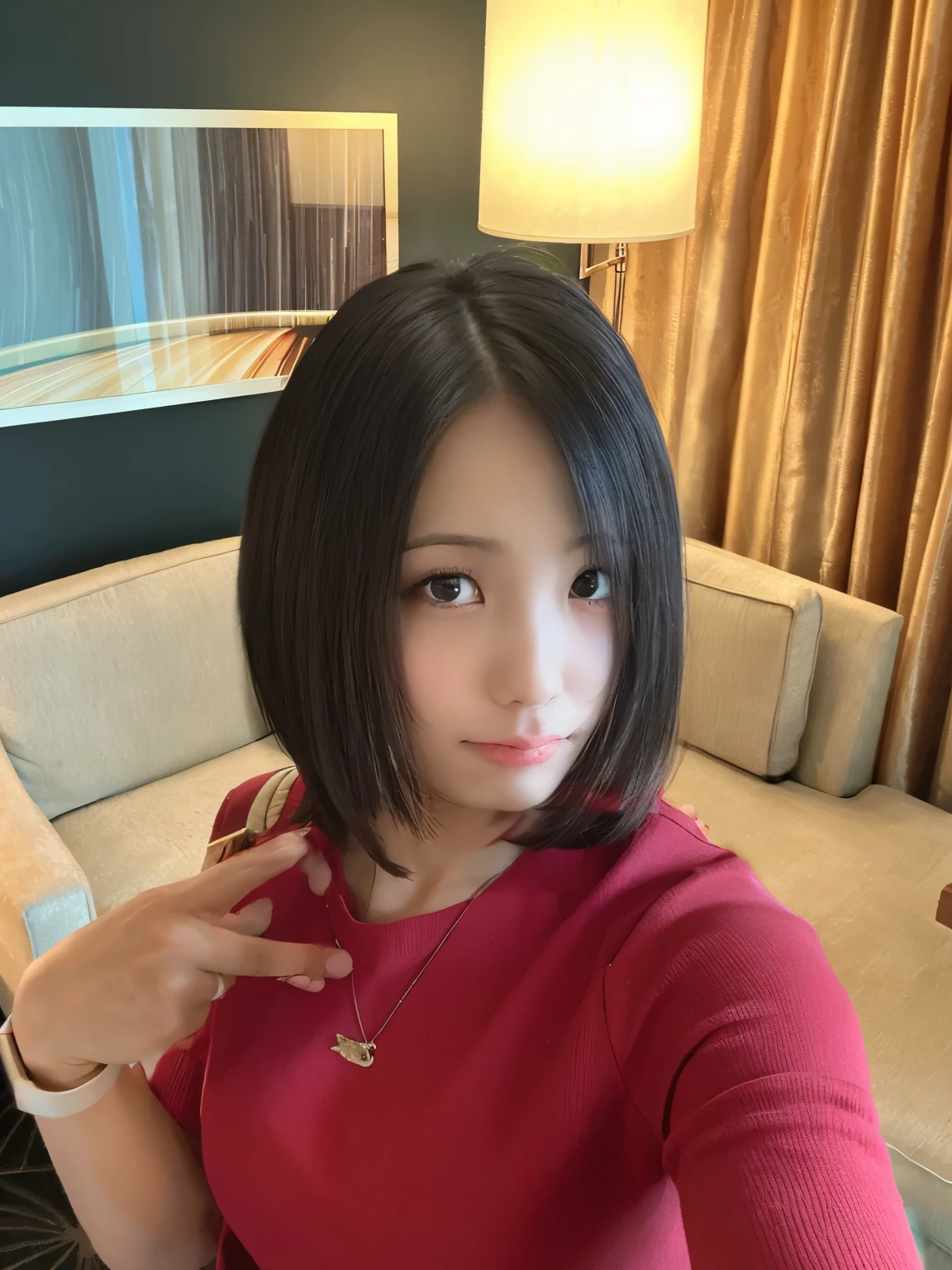 Women's Clothing、The chest is empty、The clavicle is visible、