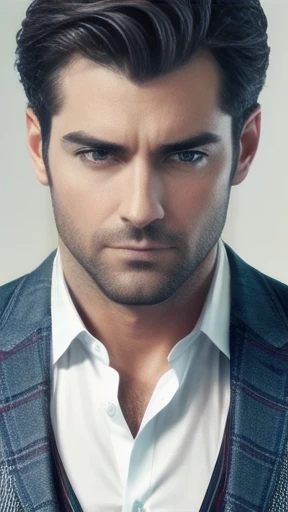 a handsome Iaudim man actor, focus on faces.