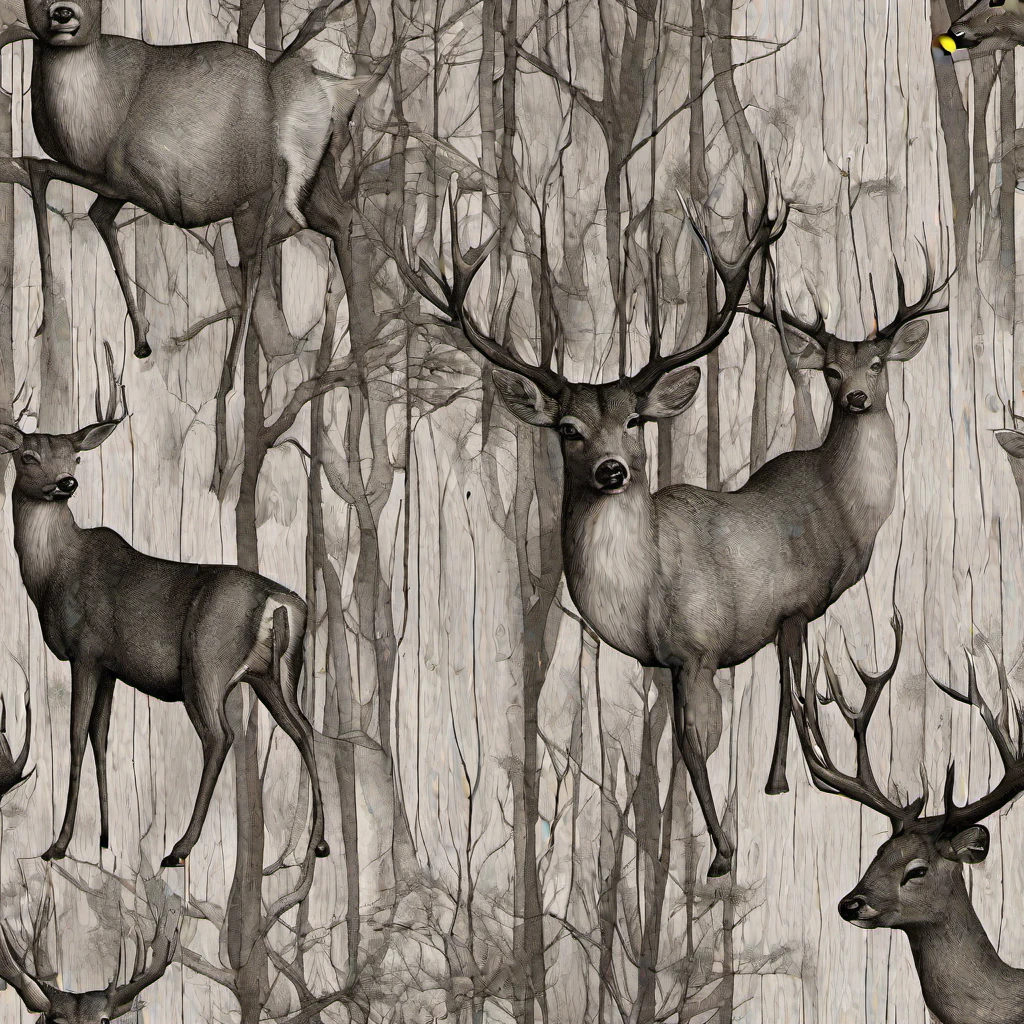 deer in wood