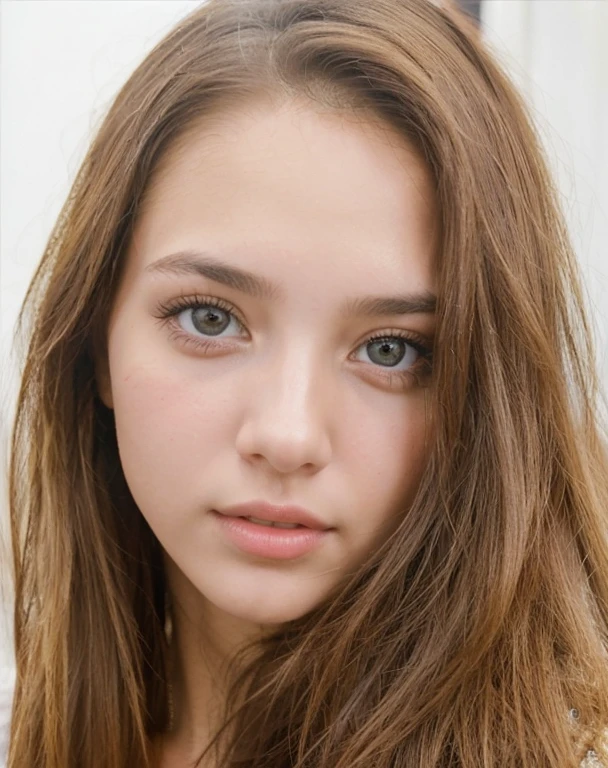 girl of a not very exaggerated beauty that would probably go unnoticed walking among the everyday masses, sin embargo, with features that could be highlighted using camera angles to their advantage.
