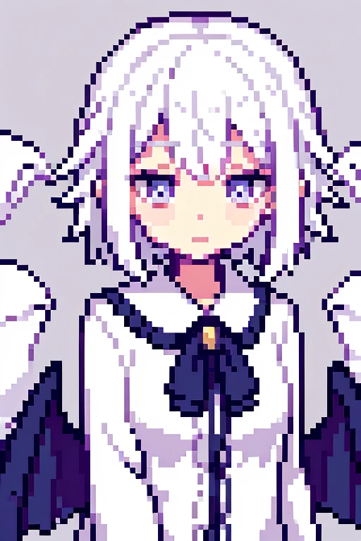 ((Seraphin)) ((white hair)) ((many eyes)) (many wings)) ((shy)) ((sleepy))