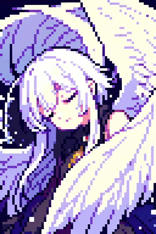 ((Seraphin)) ((white hair)) ((many eyes)) (many wings)) ((sleeping))