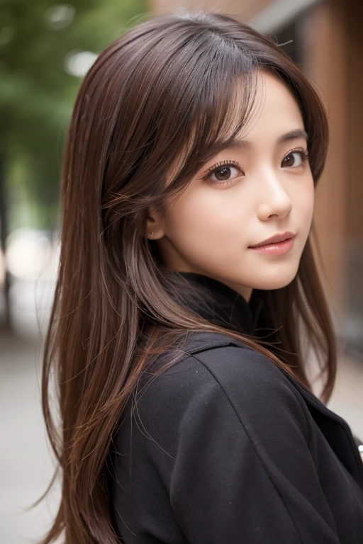 Caucasian、female、Brown Hair