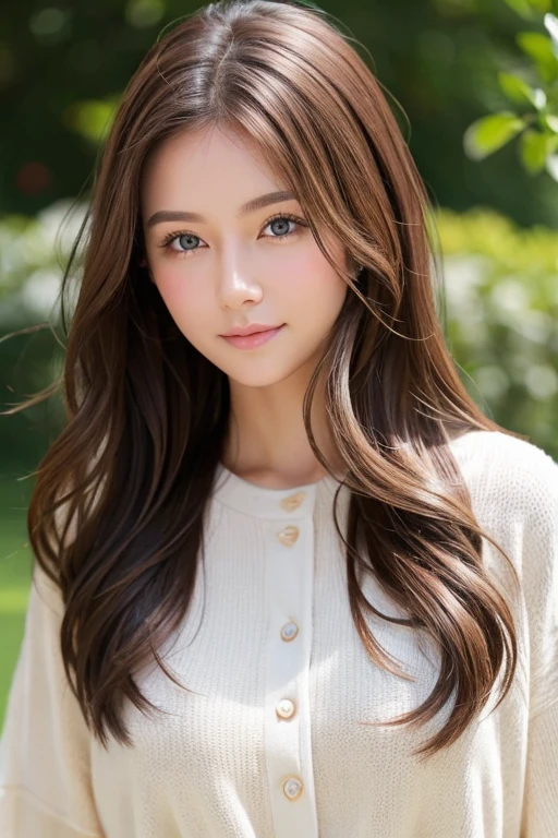 Caucasian、female、Brown Hair