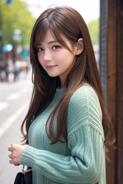 Caucasian、female、Brown Hair