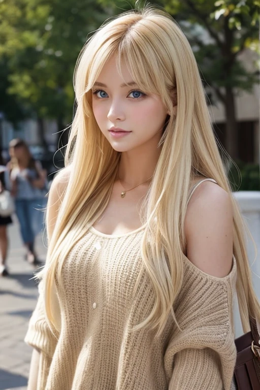 Caucasian、female、Blonde