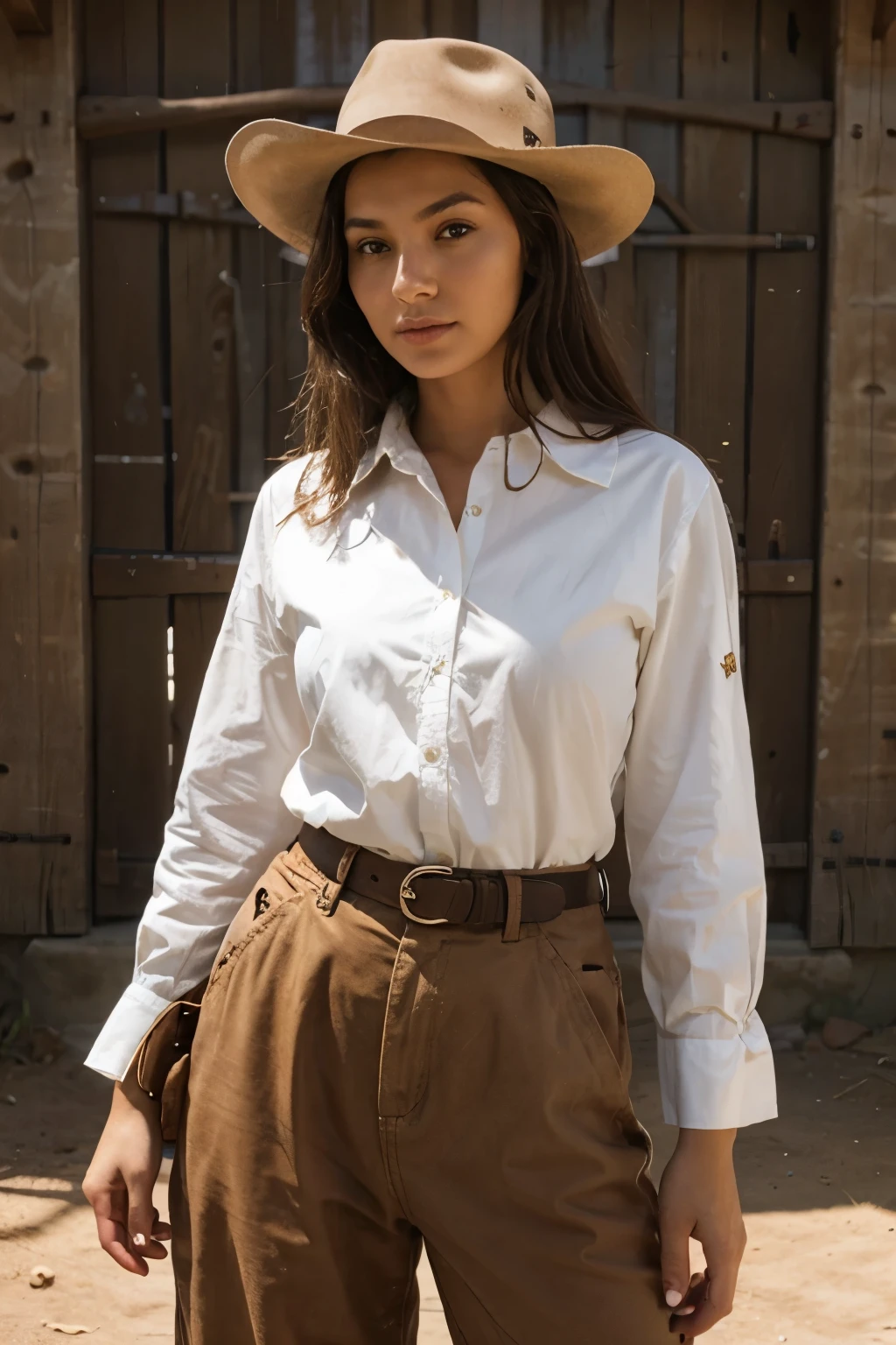Girl Brown Western