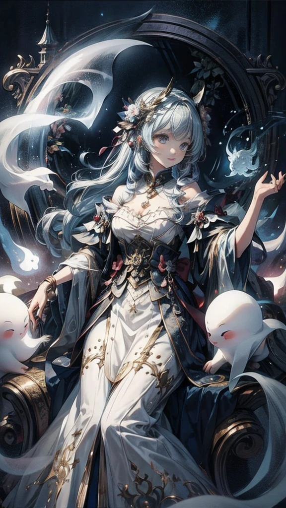 Fantastical,ghost,femele,Beautiful fece,