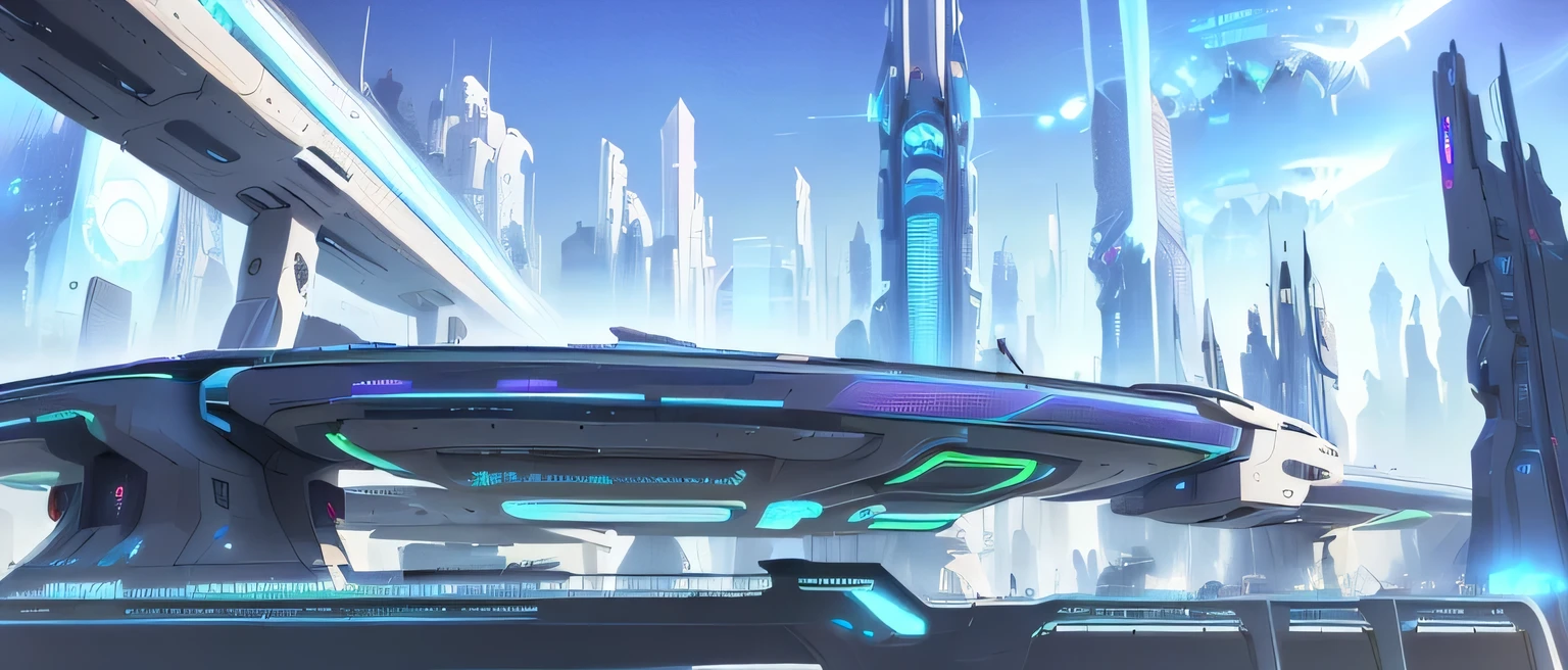 Futuristic city with Futuristic buildings and a bridge over a street, Hyperconceptual Art, Futuristic city street, Futuristic street, Futuristic city backdrop, hyper-Futuristic city, Urban concept art, Concept art style, Futuristic city backgrond, City of the Future, Cybernetic city background, Futuristic city scape, Futuristic. Game CG, Anime Landscape Concept Art, Ray tracing concept art