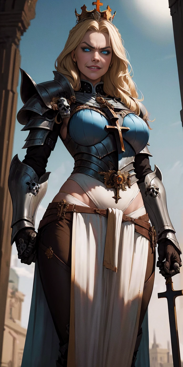viking barbara, blonde, war painting, helmet, wild, 30 years, detailed, 1 girl, wallpaper, ultra realism, ultra detailed, front, beautiful&lt, 8k, artwork, ultra realistic, medieval fantasy, no pants, no pants, panties, panties appearing, white panties, cameltoe, thong, pantyshot,