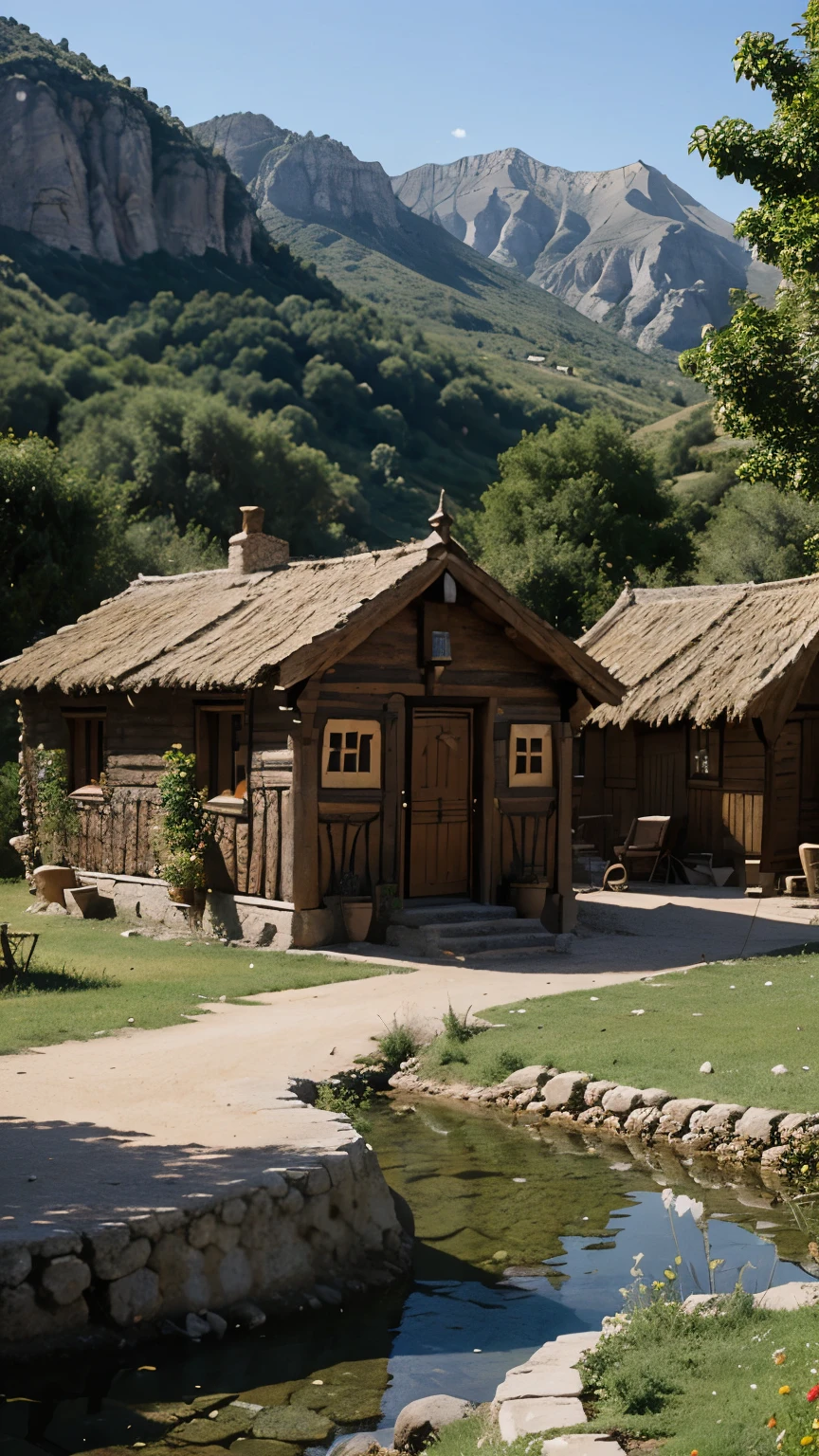 Once upon a time, in a land where magic was woven into the very fabric of life, there existed a small, secluded village named Eldoria.