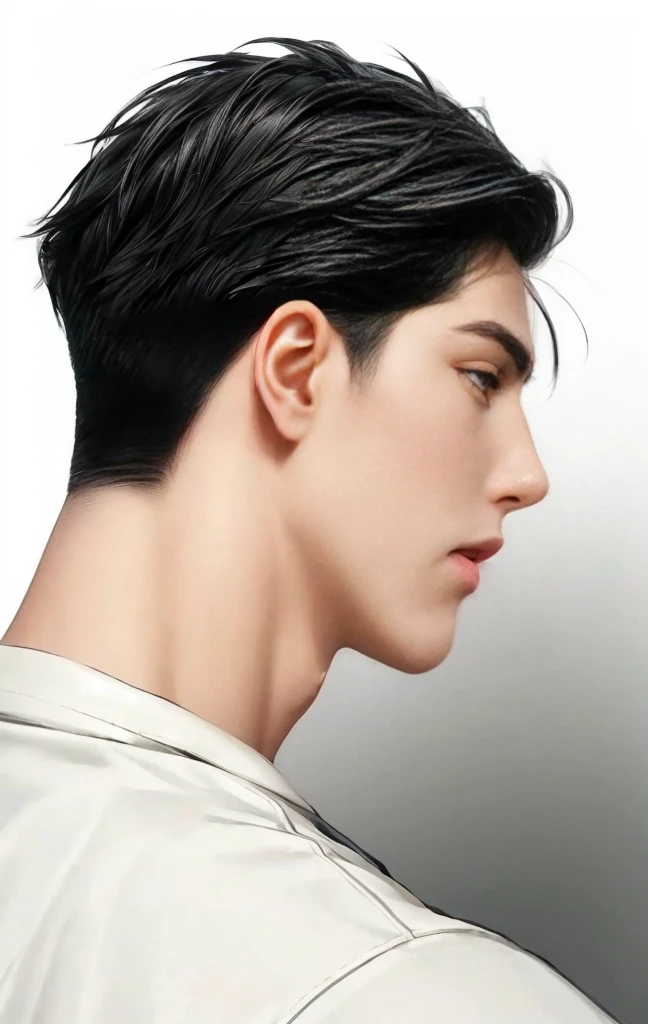 masterpiece, 1boy, young, handsome, black hair, undercut hair, perfect face, detailed eyes and face,black eyes, clean shaved, muscular, capturing a rural atmosphere, dynamic lighting, unreal engine 5