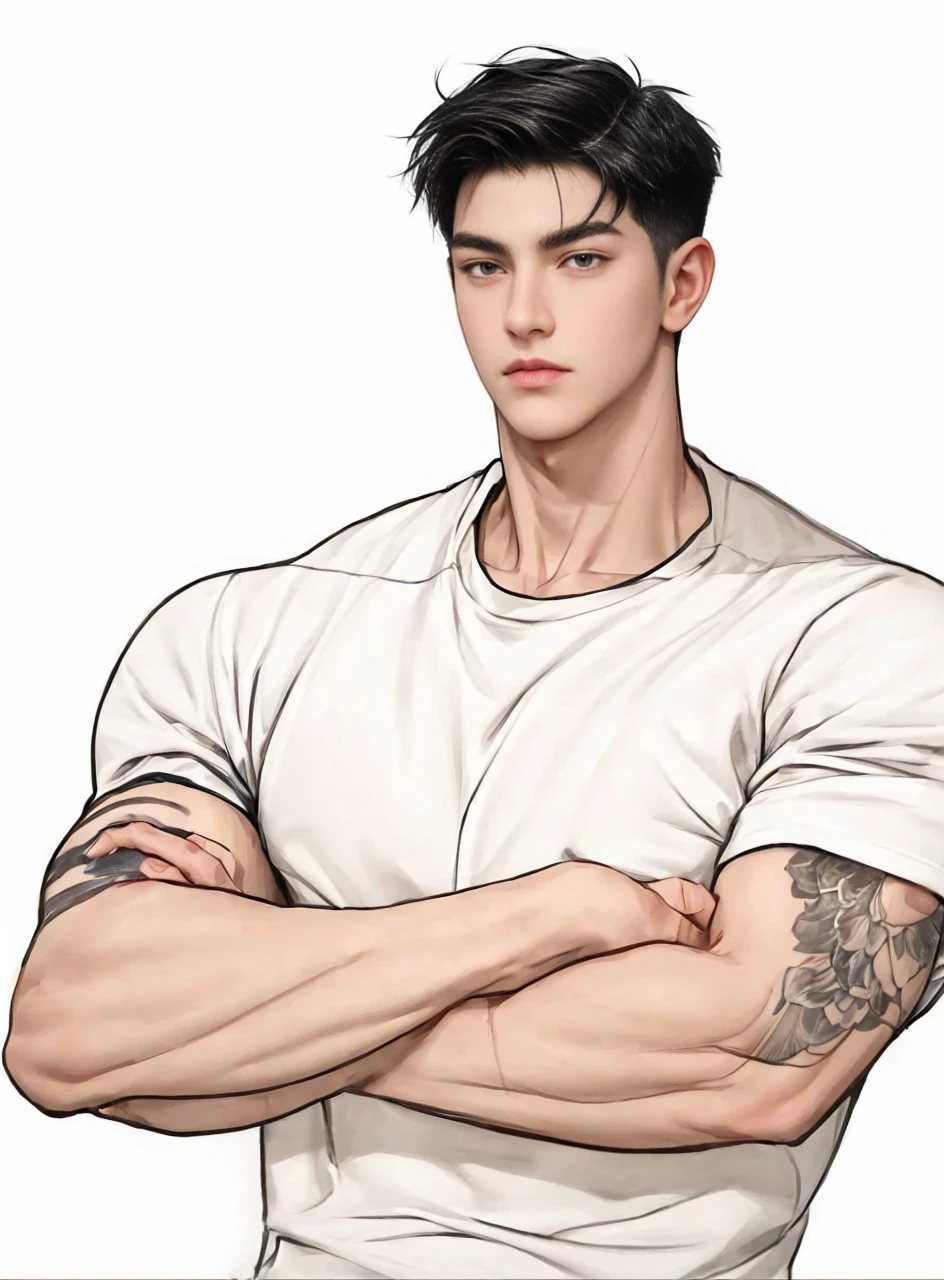 masterpiece, 1boy, young, handsome, black hair, undercut hair, perfect face, detailed eyes and face,black eyes, clean shaved, muscular, capturing a rural atmosphere, dynamic lighting, unreal engine 5