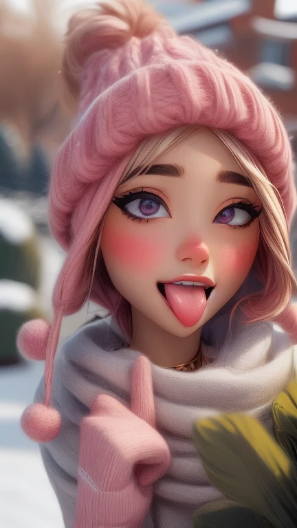 1girl, closeup of face, winking, smiling, beautiful detailed eyes, beautiful detailed lips, extremely detailed facial features, long eyelashes, high quality, 8k, best quality, masterpiece, photorealistic, hyperrealistic, hyper realistic, ultra-detailed, vibrant colors, soft lighting, warm colors
