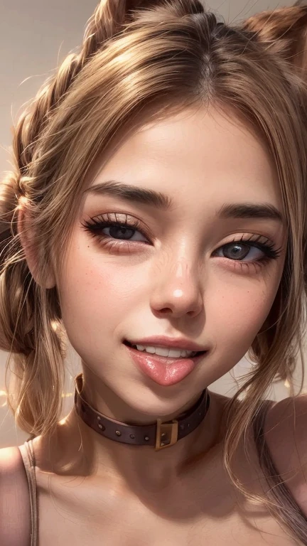 a beautiful girl with striking eyes, cute wink, charming smile, detailed and realistic facial features, high resolution, 8k, photorealistic, professional lighting, cinematic composition, elegant style, warm color palette, natural skin tones, delicate texture, intricate details