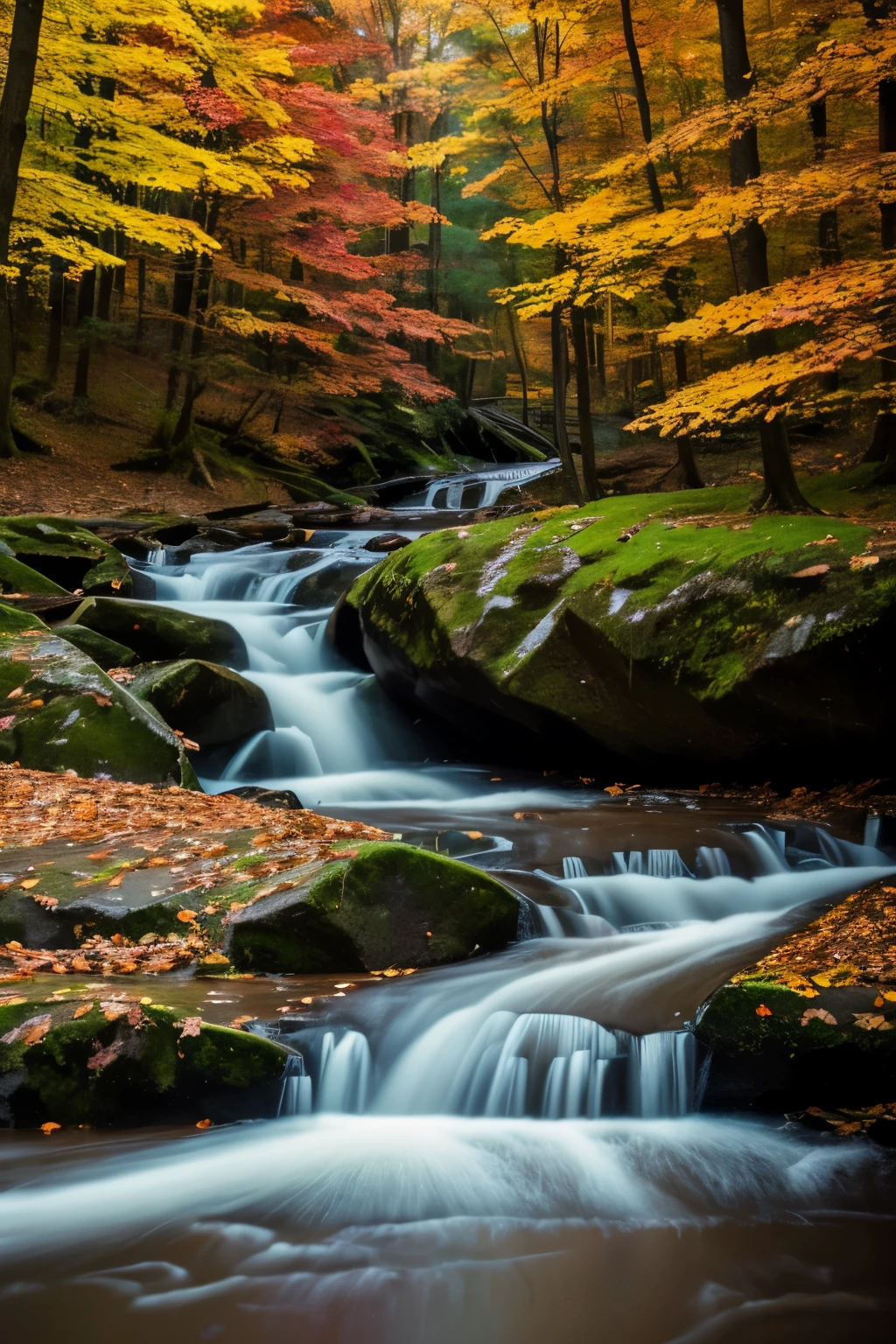 Fall,Long exposure,reality,expressionistic